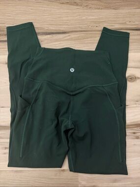lululemon athletica Dark Green High-Rise Leggings